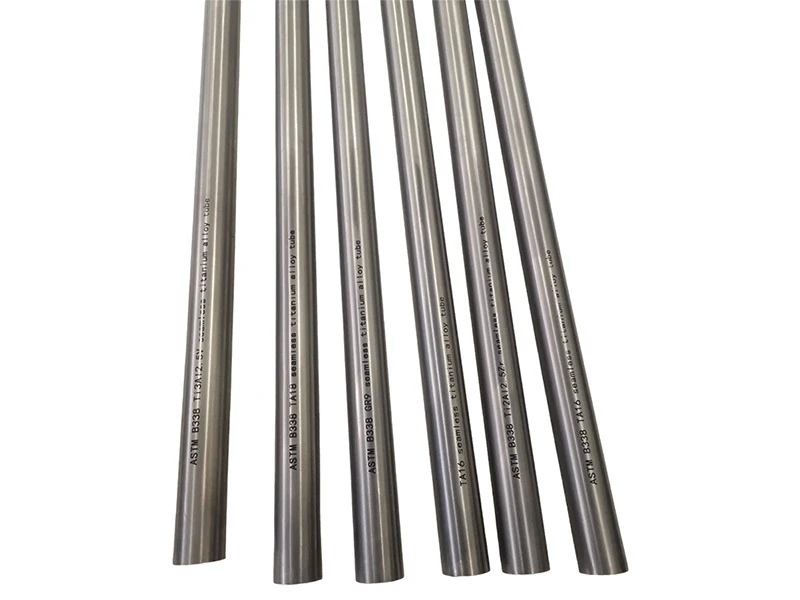 Ti3Al2.5V sømløst titanium legering rør